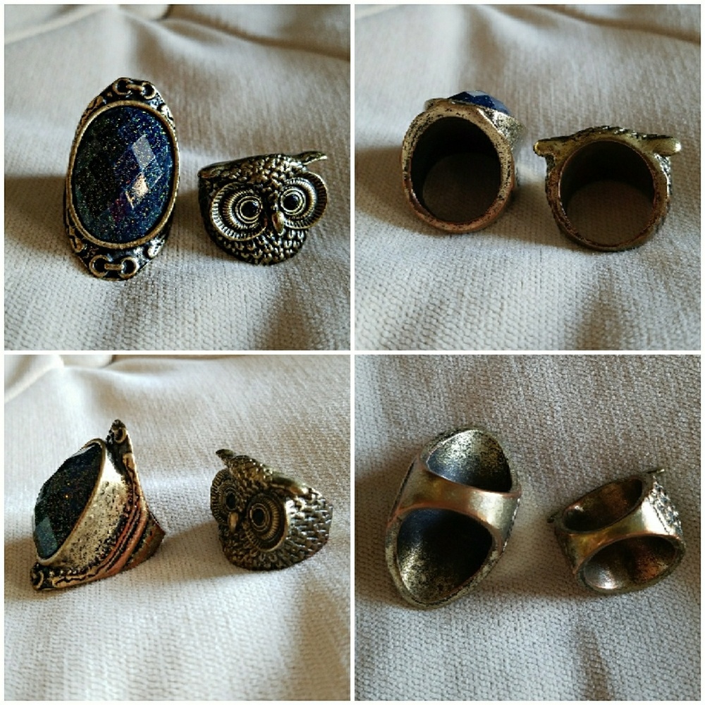 🦉 2 ASOS Statement Rings 🦉 - Picture 4 of 4